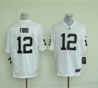 oakland raiders 12 stabler white Game nfl jersey